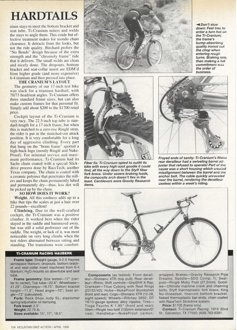 Article Ti Cranium Racing Hauberk 1996 (1)